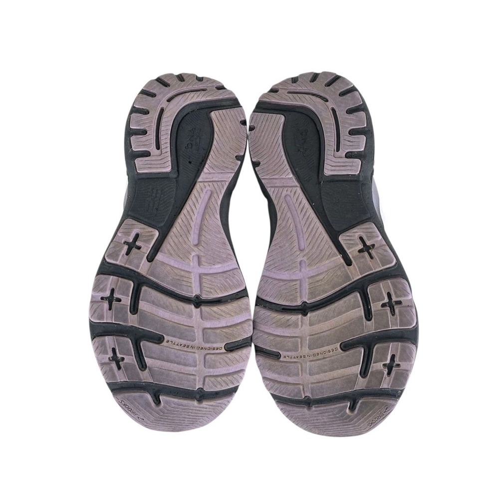 Brooks Adrenaline GTS 23 Womens 9B Medium Running Shoes Grey Purple 1203811B039 - Picture 11 of 13